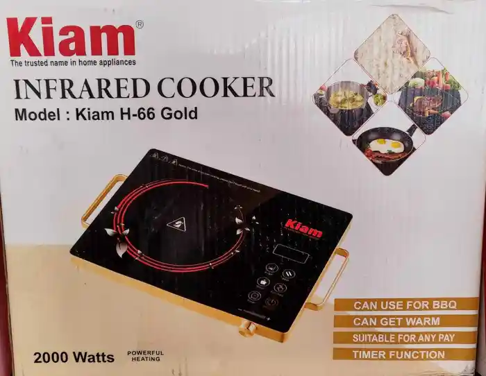 Kiam H-66 Gold Infrared Cooker 2000w